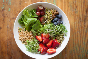 Microgreens & Baby Kale Salad