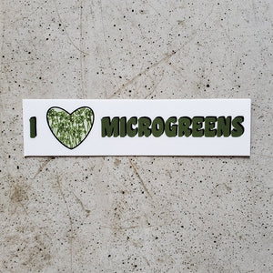 Microgreens Gardening Stickers